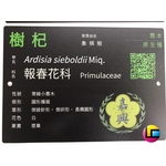 長久耐候的植物解說牌 - 靚彩數位彩繪有限公司
