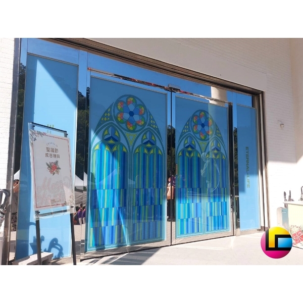 玻璃窗貼