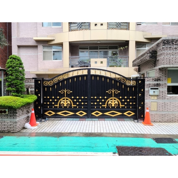 台北松江路-鍛造大門-瀚達實業社