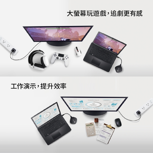 EZCast TwinX 無線投影套組 Type-C影像傳輸投影-日煜國際科技有限公司