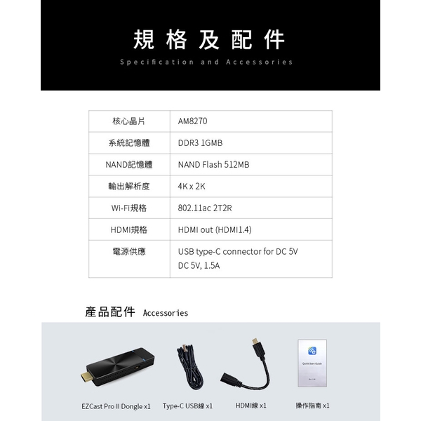 EZCast Pro II 無線影音簡報器 Airplay Miracast 教室與會議應用最佳無線選擇-日煜國際科技有限公司