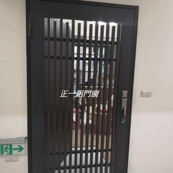 格柵防盜門-正一興鋁門窗行