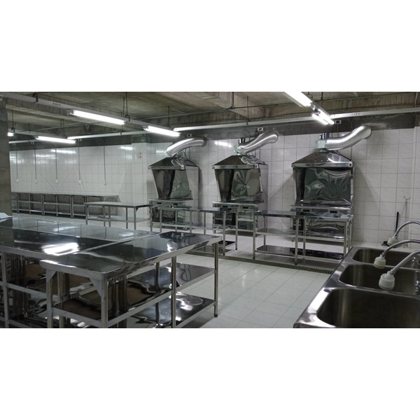 餐廳廚房規劃施工(冰箱、不銹鋼炒檯、靜電抽油煙機) 3張 餐廳廚房規劃施工(冰箱、不銹鋼炒檯、靜電抽油煙機) 3張