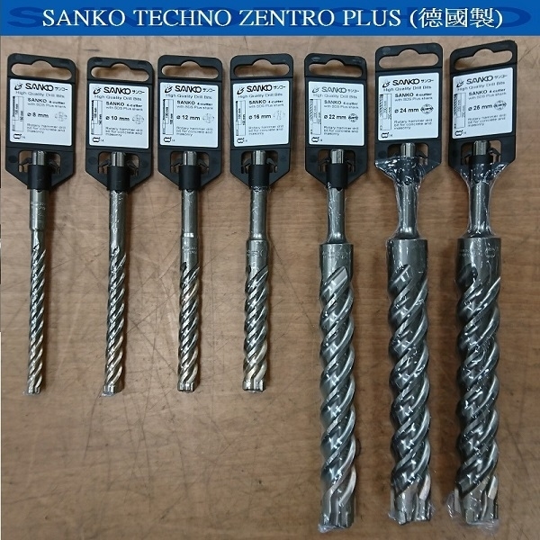 四溝鑽頭 (四刃) オールドリル ZENTRO PLUS 10 × 260-三幸商事顧問股份有限公司
