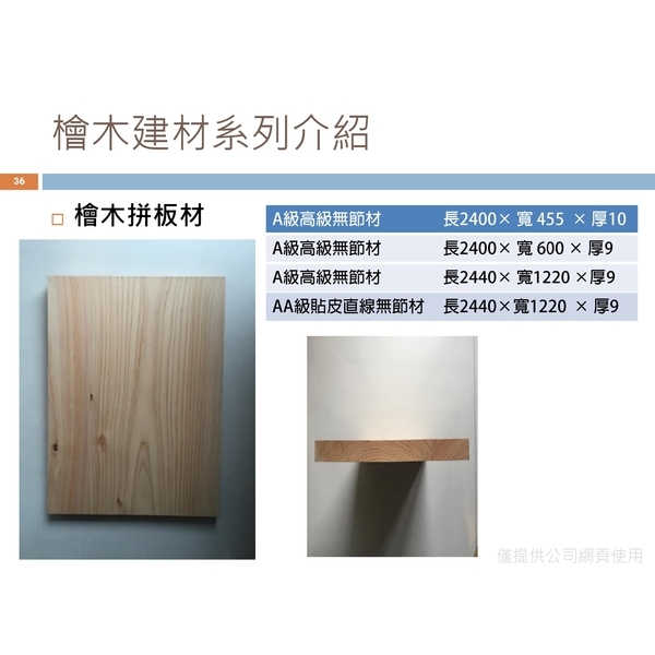 檜木拼板材