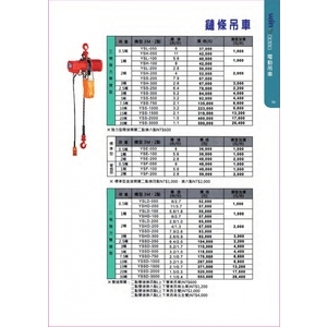 單相,三相,電動吊車-盈新五金開發有限公司