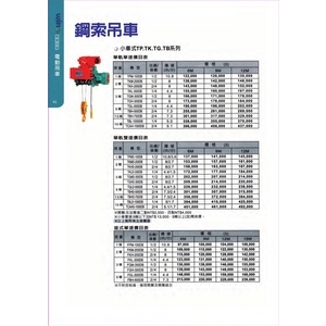 鋼索吊車-小車式-盈新五金開發有限公司