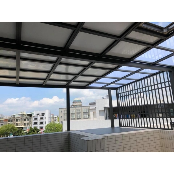 頂樓陽台採光罩-毅展企業社
