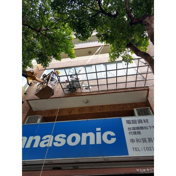 防磁磚墜落網-金界工程行