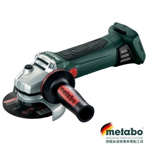 【metabo 美達寶】 18V鋰電德製五英吋砂輪機 W 18 LTX 125 Quick空機(無電池充電器)-台灣華嶠貿易股份有限公司