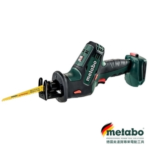 【metabo 美達寶】 18V鋰電輕型軍刀鋸 SSE 18 LTX空機(無充電器電池)-台灣華嶠貿易股份有限公司