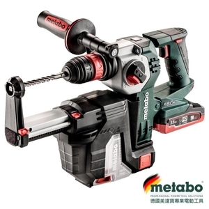 【metabo 美達寶】 18V鋰電德製三用無刷鎚鑽+集塵 KHA 18 LTX BL 24 Quick ISA-台灣華嶠貿易股份有限公司