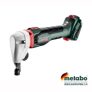 【metabo 美達寶】 德國美達寶 18V鋰電德製無刷壓穿式電剪 NIV 18 LTX BL 1.6(無充電器電池)-台灣華嶠貿易股份有限公司