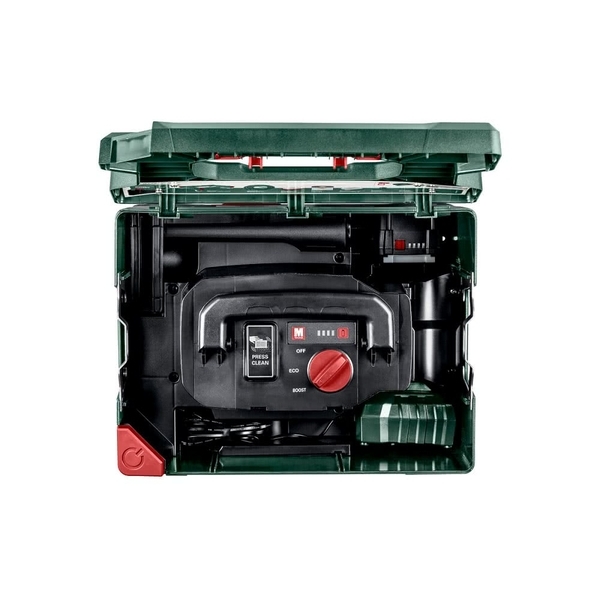 【metabo 美達寶】 18V鋰電乾式吸塵器 AS 18 L PC 4.0HD單電版(優惠套裝組合)-台灣華嶠貿易股份有限公司