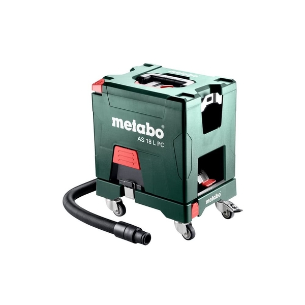【metabo 美達寶】 18V鋰電乾式吸塵器 AS 18 L PC 4.0HD單電版(優惠套裝組合)-台灣華嶠貿易股份有限公司