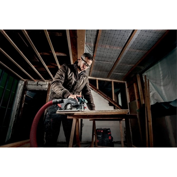 【metabo 美達寶】 18V鋰電圓鋸機 KS 18 LTX 57 4.0HD單電版(優惠套裝組合)-台灣華嶠貿易股份有限公司