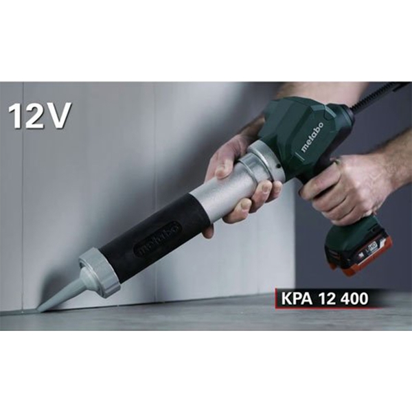 【metabo 美達寶】 德國美達寶 12V鋰電注膠機 KPA 12 400(無電池充電器)-台灣華嶠貿易股份有限公司
