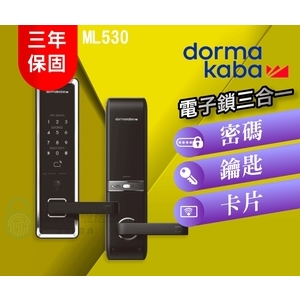 dormakaba 530 四合一卡片指紋密碼鑰匙-秉佑企業社