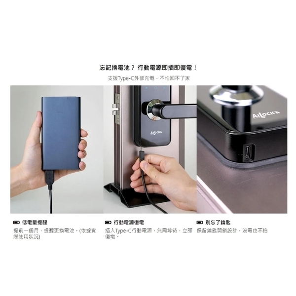 【AiLock】 三合一 mini房門鎖(遠端)-秉佑企業社