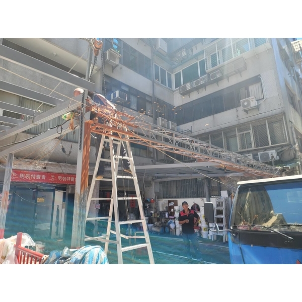 遮雨棚高度修改升高更換不銹鋼浪板 6張-佳德金屬企業社