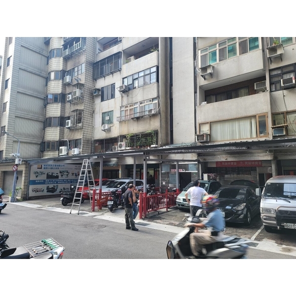 遮雨棚高度修改升高更換不銹鋼浪板 6張