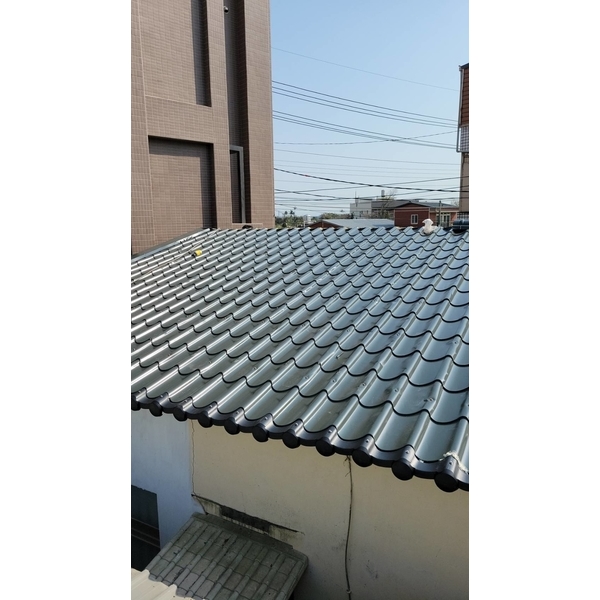 不銹鋼琉璃瓦板更換工程 6張-佳德金屬企業社