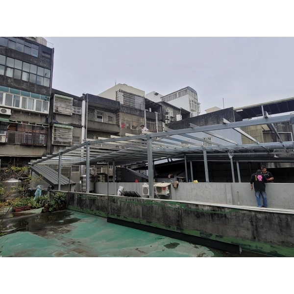 頂樓鐵皮屋頂搭建 6張-佳德金屬企業社