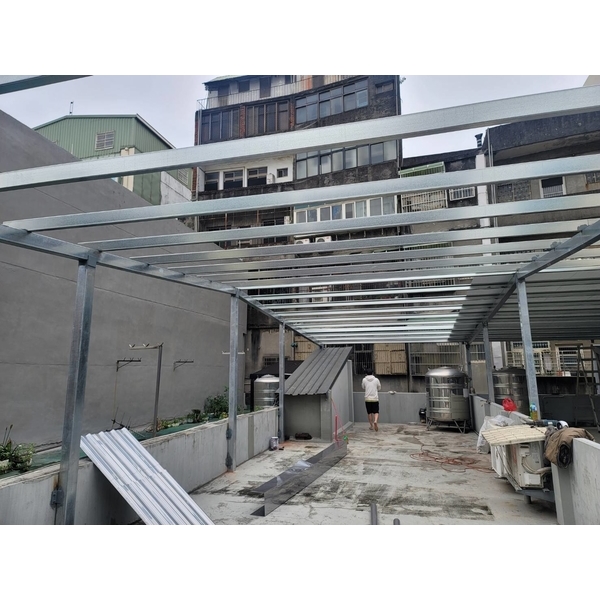 頂樓鐵皮屋頂搭建 6張-佳德金屬企業社