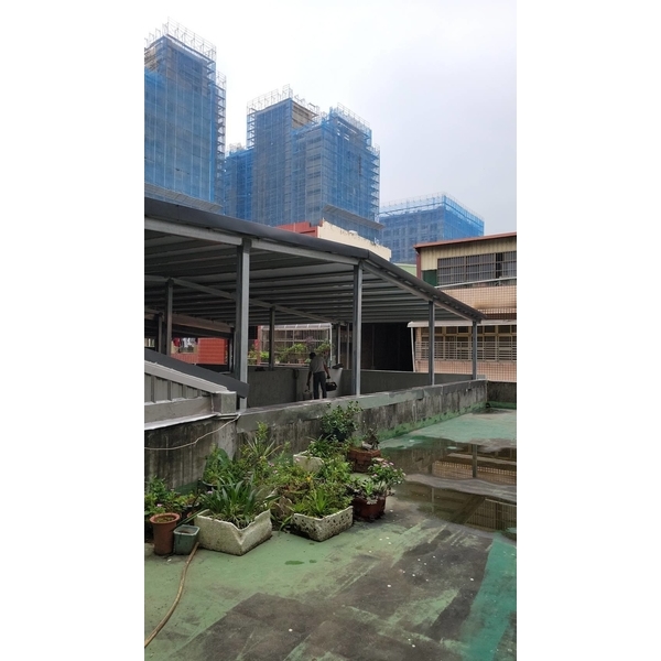 頂樓鐵皮屋頂搭建 4張-佳德金屬企業社