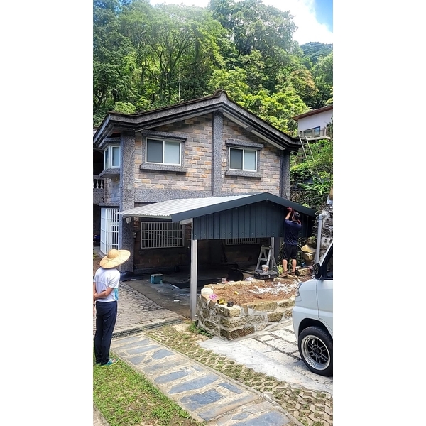 別墅安裝車棚-佳德金屬企業社