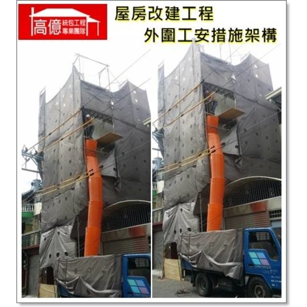 改建工程外圍工安措施架構 改建工程外圍工安措施架構
