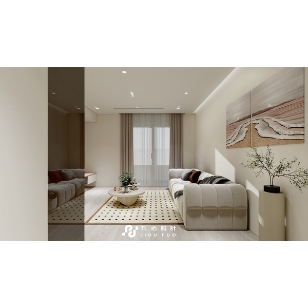 居家裝潢設計 - 當代奶油風格 居家裝潢設計 - 當代奶油風格-九拓設計有限公司