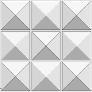 台灣獨家 洛米思3D立體牆板 D004 (50*50cm)-鴻廣建設股份有限公司