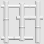 台灣獨家 洛米思3D立體牆板 D034 (50*50cm)-洛米思實業有限公司