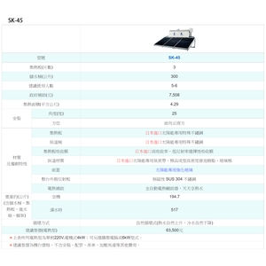 三久太陽能機台規格-憶興燈飾