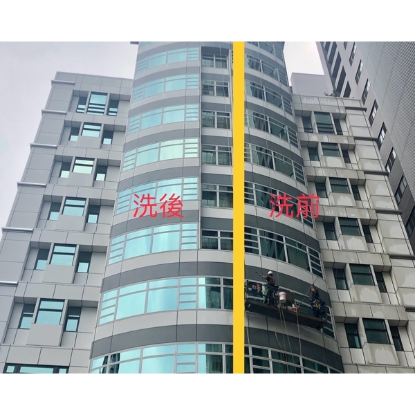 帷幕玻璃及鋁板清洗 帷幕玻璃及鋁板清洗