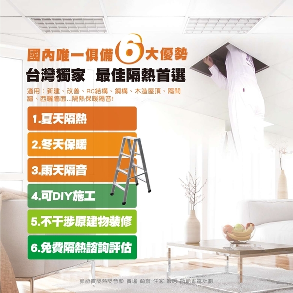 節能寶隔音隔熱墊(適用輕鋼架天花板)-嘉仕通豐業有限公司