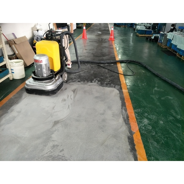 高雄某工廠舊地坪翻新工程-磨石通工程公司