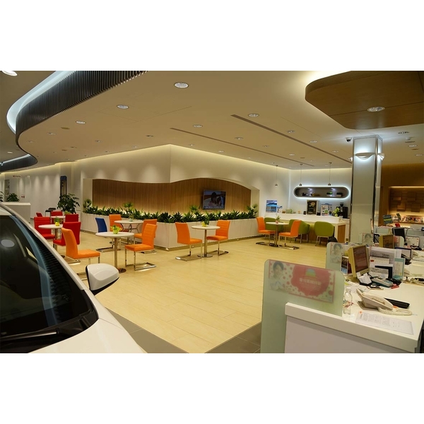 Toyota展示中心休息區
