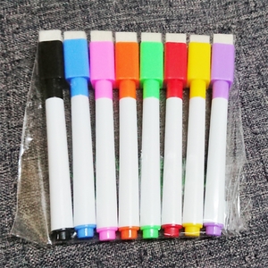 8色小支白板筆 8支一組 附板擦磁性-利多金科技有限公司