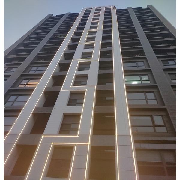 LED防水軟燈條外牆應用