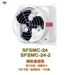 24吋三葉塑鋼風葉／SMC外框 SFSMC-24 ／ SFSMC-24-2-綠陽能源環保有限公司