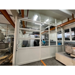 南投1000型吊門工程｜1000型鋁框懸吊拉門施工 - 峻源企業社