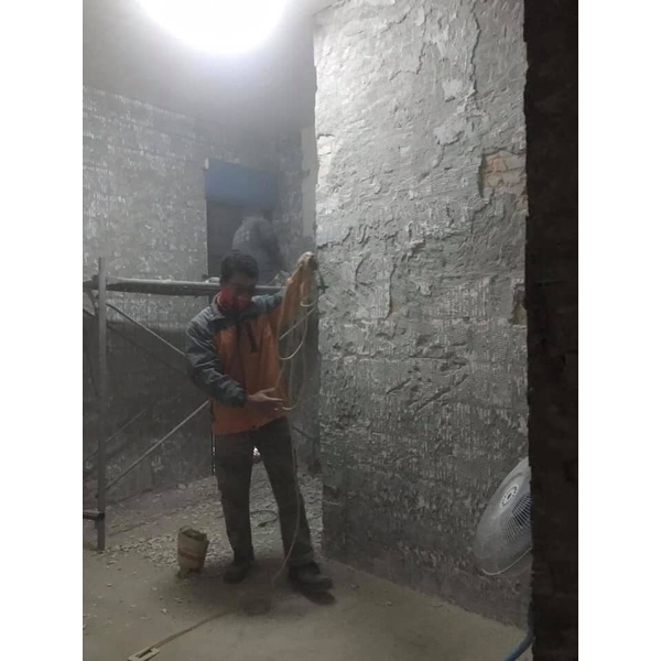 打石廚房地板+壁磚及2樓陽台地板