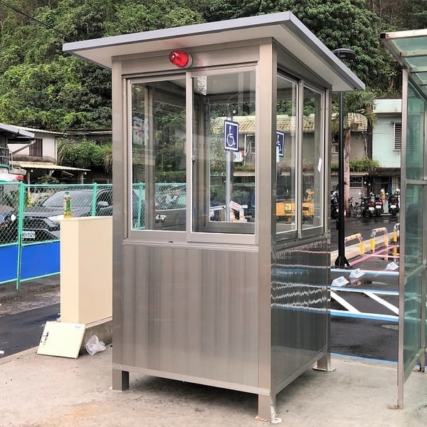 四尺工地警衛亭(香檳色)-鴻家鋁業社