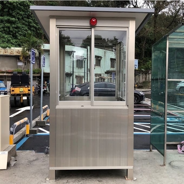 四尺工地警衛亭(香檳色)-鴻家鋁業社