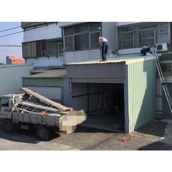 車庫鐵皮屋翻修
