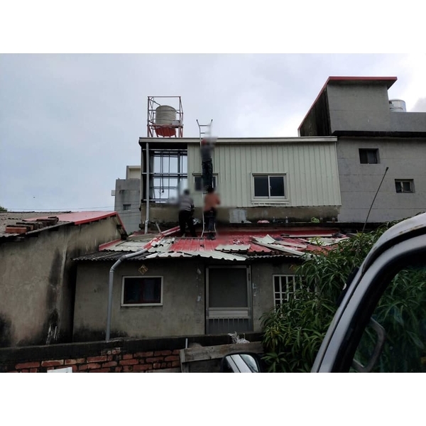 壁堵更換白鐵鋼板 壁堵更換白鐵鋼板
