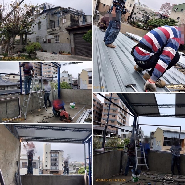 石棉瓦更換三合一鋼板 石棉瓦更換三合一鋼板