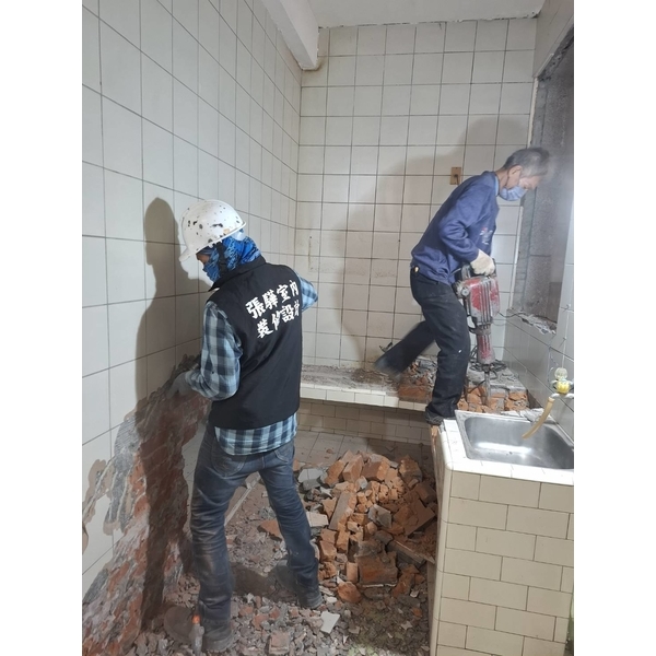 廚房整修泥作打底工程－新竹市新莊街